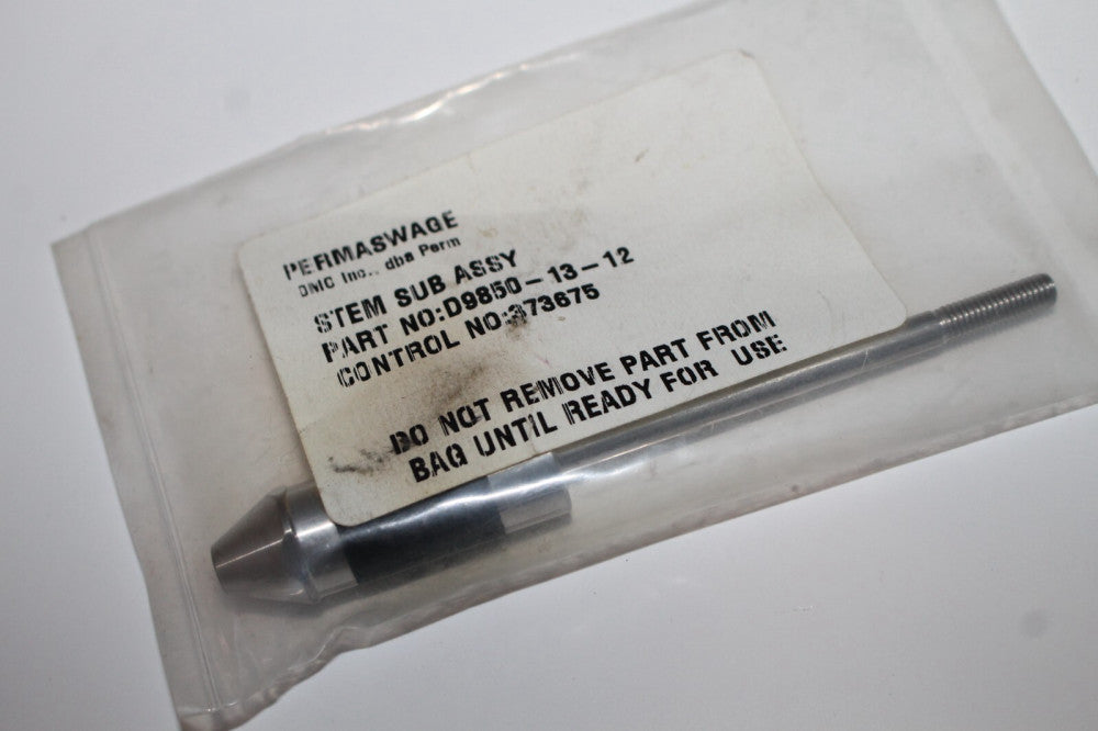 Permaswage D9850-13-12 Tube Deburring Tool Stem NEW!