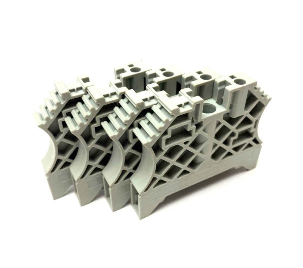 Allen Bradley 1492-EAJ35 Terminal Block End Anchor Normal Duty Gray LOT OF 4