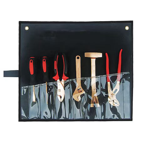 Westward 23X828 Hazmat Nonsparking Tool Set,6 Pc.