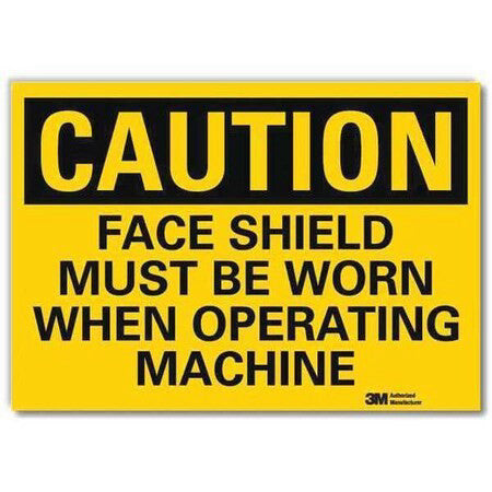 Lyle U4-1297-Rd_14X10 Safety Sign, 10 In Height, 14 In Width, Reflective