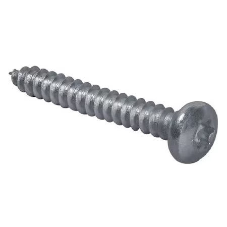 Tamper-Pruf Screws 401160 Sheet Metal Screw, #10 X 3/4 In, Zinc Plated Steel
