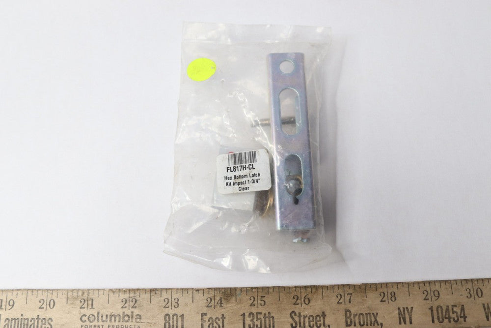 Clear Hex Bottom Impact Latch Kit 1-3/4" FL817H-CL 