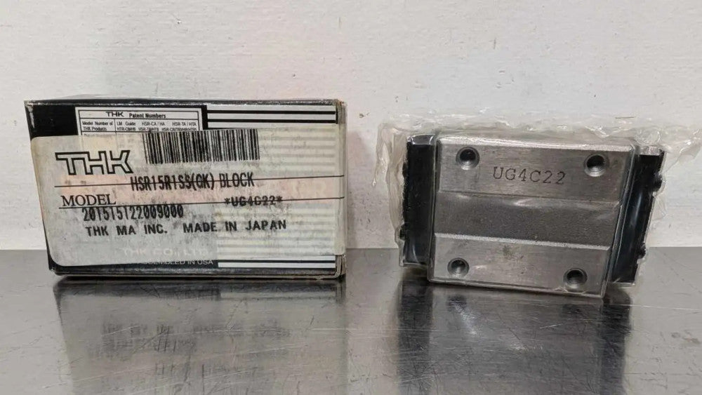 THK HSR15R1SS Linear Bearing Block 34mm Wide x 56.5mm Long 15mm Rail Japan