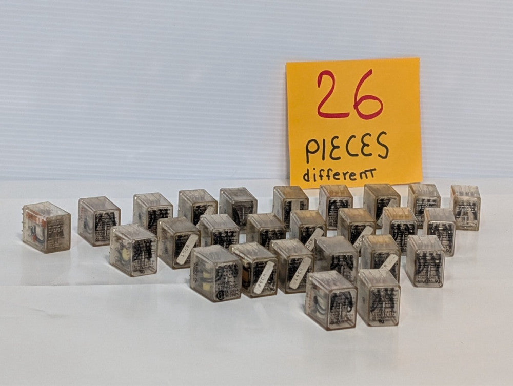 (26) Potter & Brumfield Assorted Relays, Incl. KHU17D11 & KHU-17D11-12