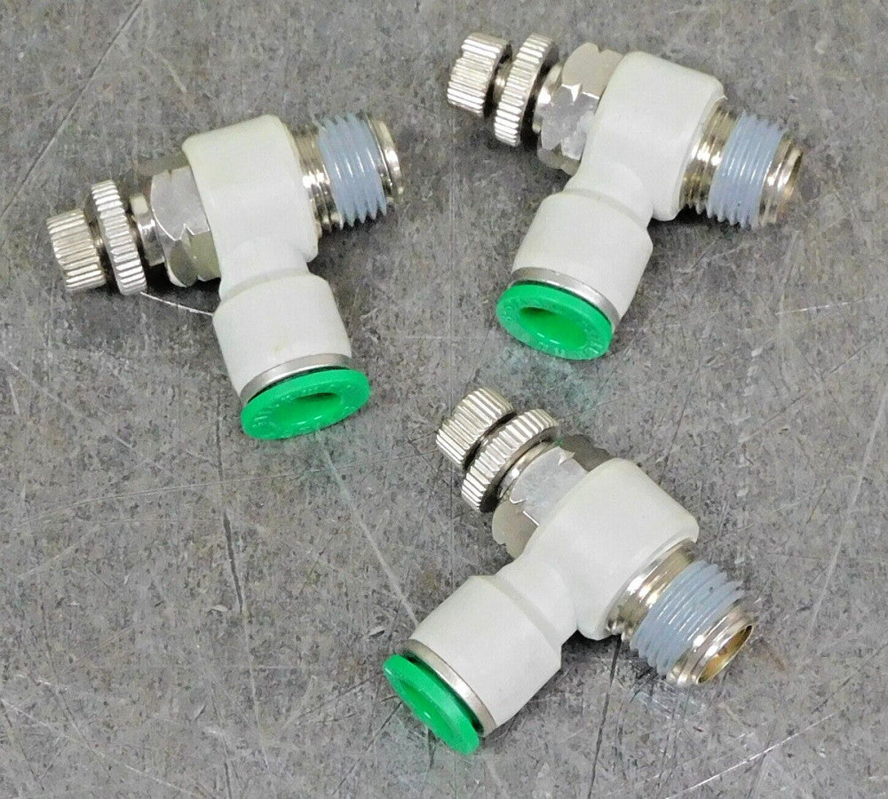 Numatics INP136C516021 Flow Control Knob 5/16 in. DIA 1/4 in. NPT Lot of Three 3