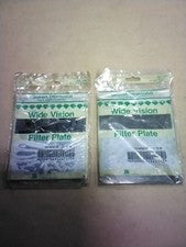 LOT of 2 NASCO GREEN DIAMOND FS-5H Filter Plate Shade 14 4-1/2" x 5-1/4", Sealed
