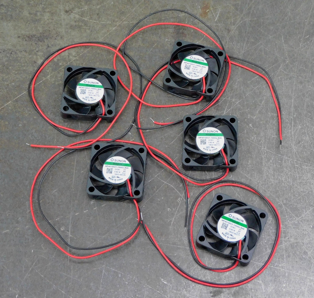 Sunon MF40100V1-1000U-A99 DC Axial Fan 5V 0.83W Lot of Five (5)
