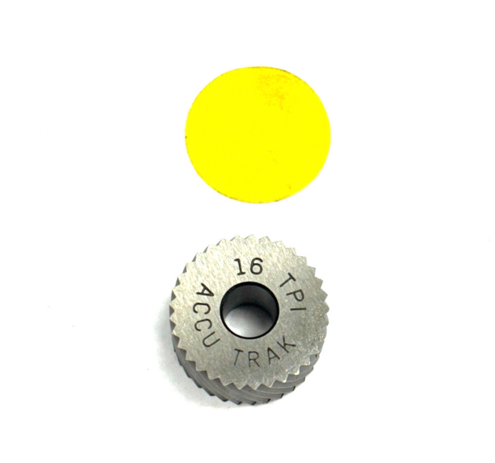 ACCU TRAK TOOL KPMX216 KNURLING WHEEL 3/4 X 3/8 X 1/4"