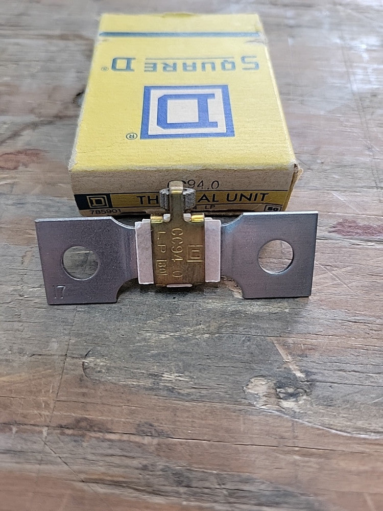 1 New old stock  Square D CC94.0 Overload Relay Thermal Unit Heater
