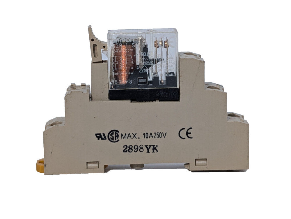 Omron G2R-1-SN General Purpose 24VDC Relay Coil, 10A, 250V Base