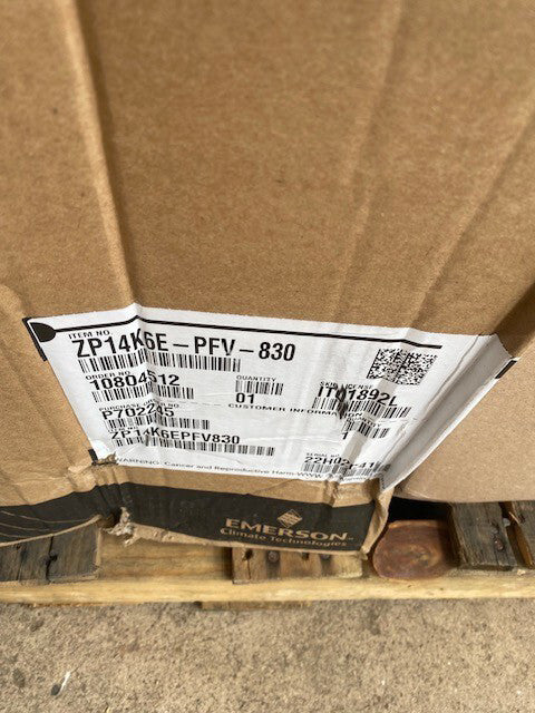 Copeland ZP14K6E-PFV-830 Single Phase Scroll (NEW)