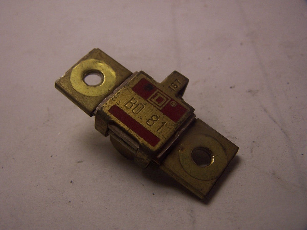 SQUARE D B STYLE OVERLOAD HEATER ELEMENT  SIZE B0.81