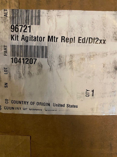 1041207 Motor Agitator Kit Replacement ED/DF2XX