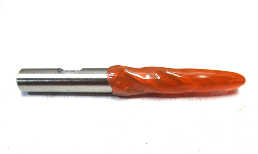 NEW .07 x 3/8 x 1-1/2 x 3-1/4 5° Per Side 3-Flute CC HSS Tapered Square End Mill
