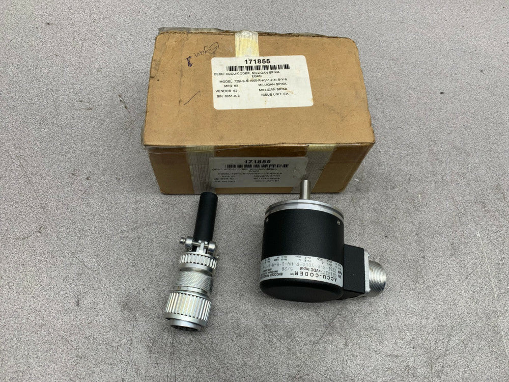 NEW IN BOX ACCU-CODER ENCODER 725I-S-S-1000-R-HV-1-S-N-S-Y-N