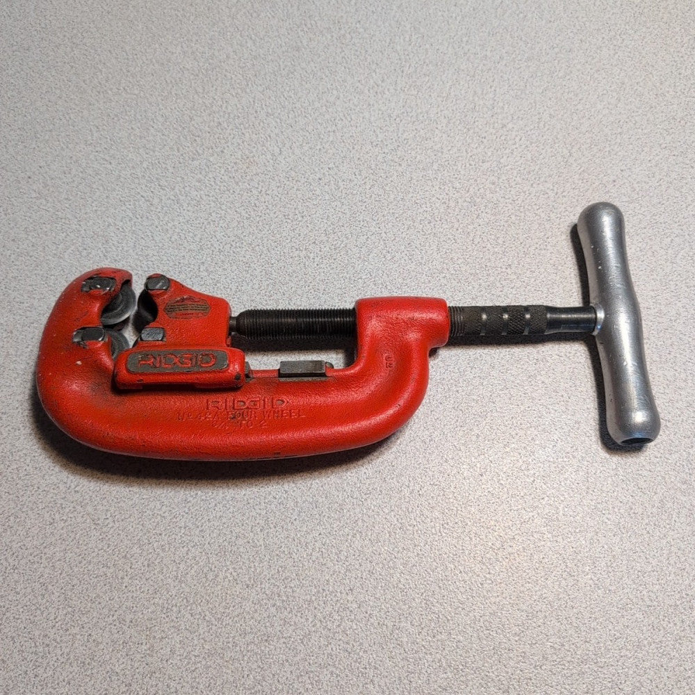 Rigid No 42A Heavy Duty Four Wheel Pipe Cutter 3/4" - 2" Pipe