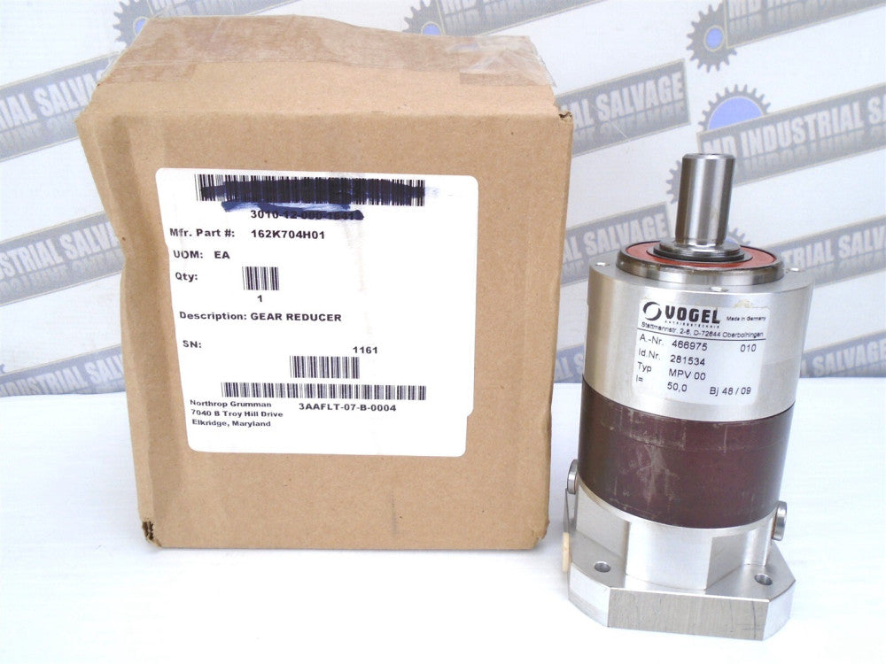 VOGEL - 466975 - 281534 - MPV00 50:1 PLANETARY GEARBOX - (NEW in BOX)