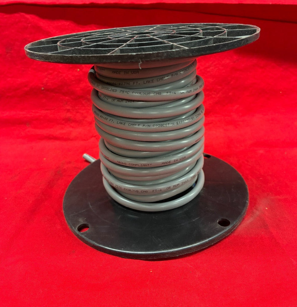 VANDOR CORP. REEL OPTIONS MULTICONDUCTOR CABLE 6-1/2X1.875 LENGTH: 125 FT