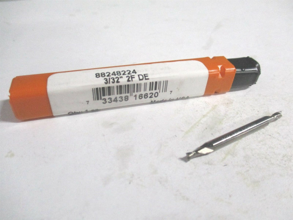 (E5022006) 3/32" x 3/16" x 1/8" x 1-1/2" OAL Solid Carbide 2FL Square End Mill 