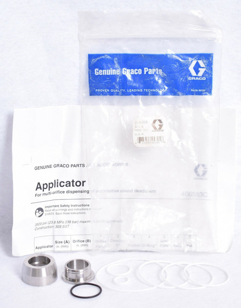 OEM Graco Bellows Bushing Kit 50cc  24A268