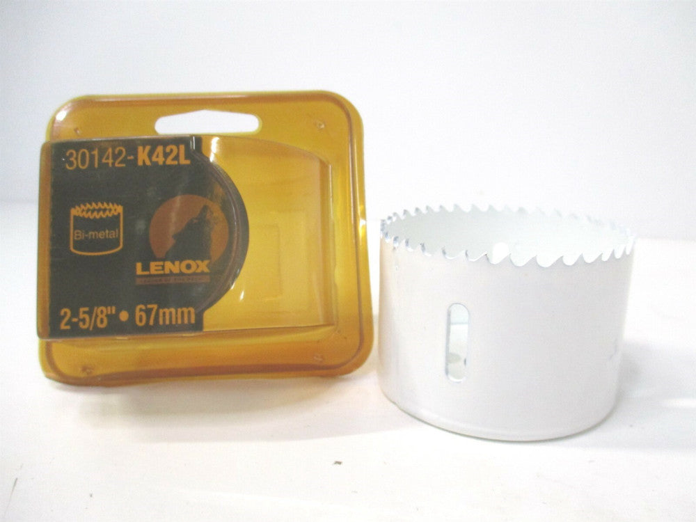 Lenox (30142-K42L) 2-5/8" Bi-Metal Hole Saw for Wood, Metal and Cast Iron 