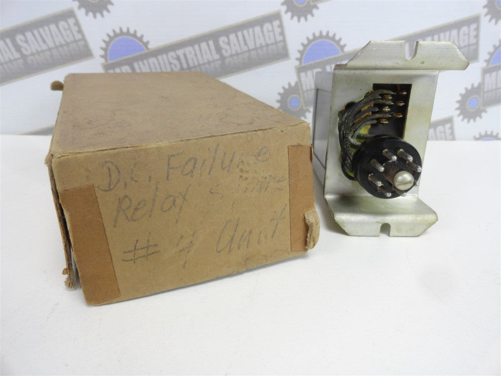 D.C. Failure Relay- A 91094 - (NEW in BOX)