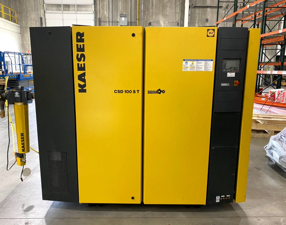 Kaeser CSD100ST Rotary Screw Air Compressor, CSD-100S-T, ABT 125 (2021)