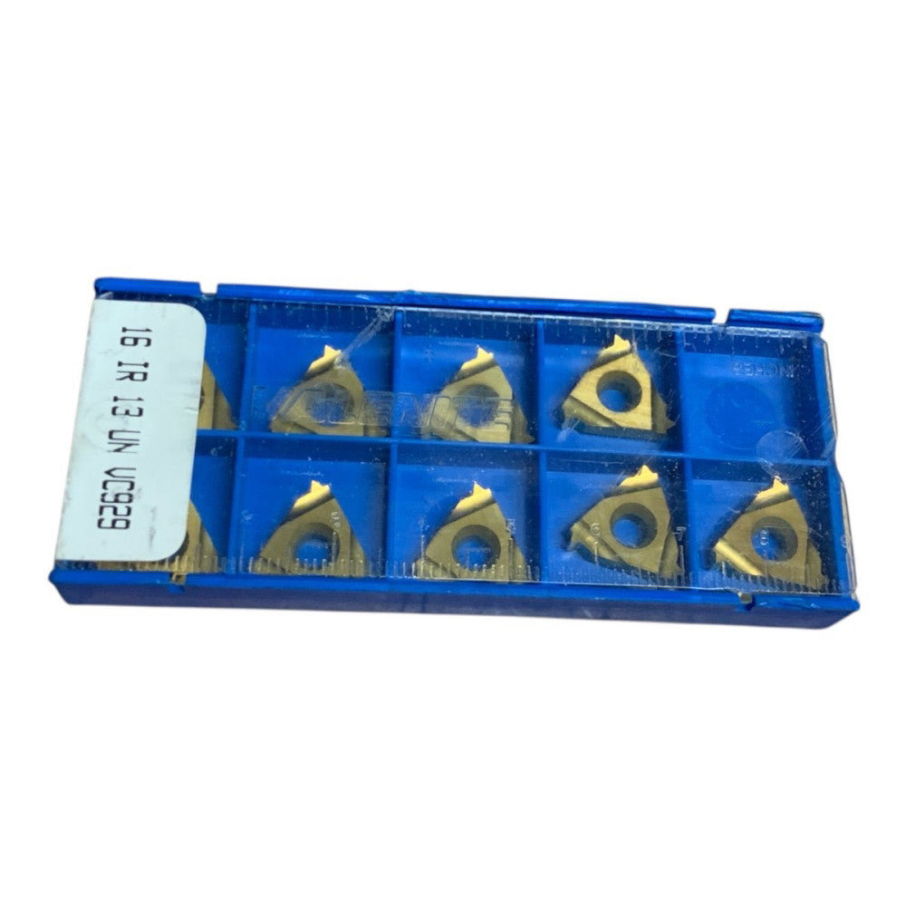 (9) VALENITE 16 IR 13 UN VC929 Carbide Indexable Laydown Threading Insert