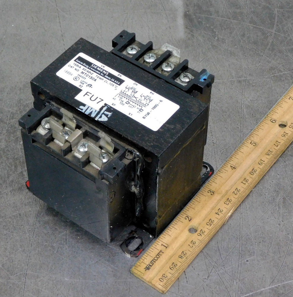 Siemens - MT0150A Industrial Control Circuit Transformer 150VA 1.30 A 50/60 Hz