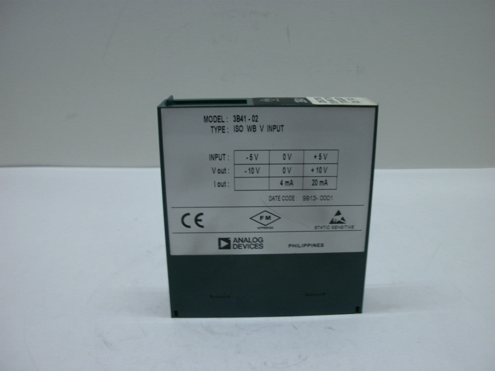 ANALOG DEVICES 3B41-02 ISOLATED WIDE BAND V INPUT MODULE ISO WB V INPUT