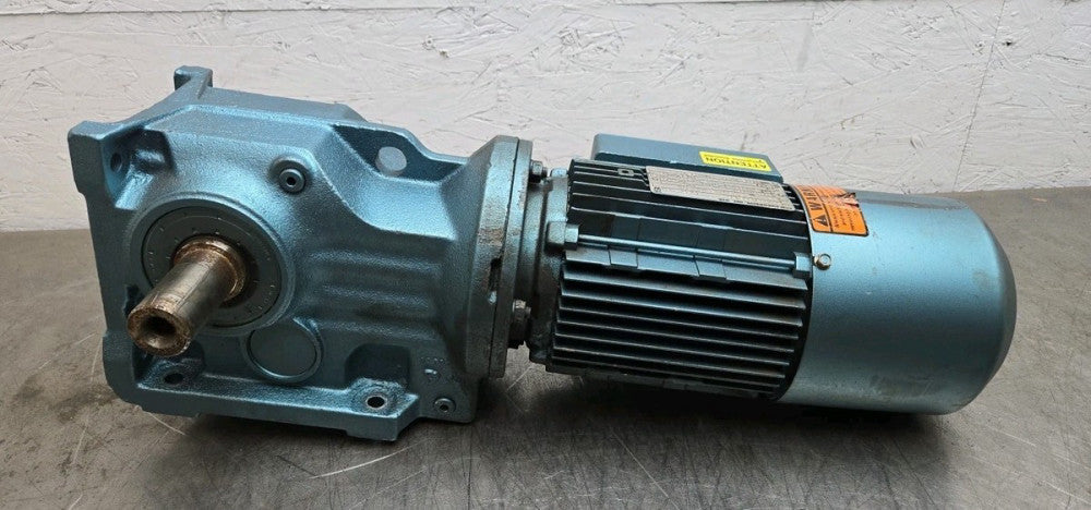 Sew Eurodrive DFT80N4BM61HR 1Hp Motor 1700 Rpm w/ Gear Reducer 19.58:1 Ratio 