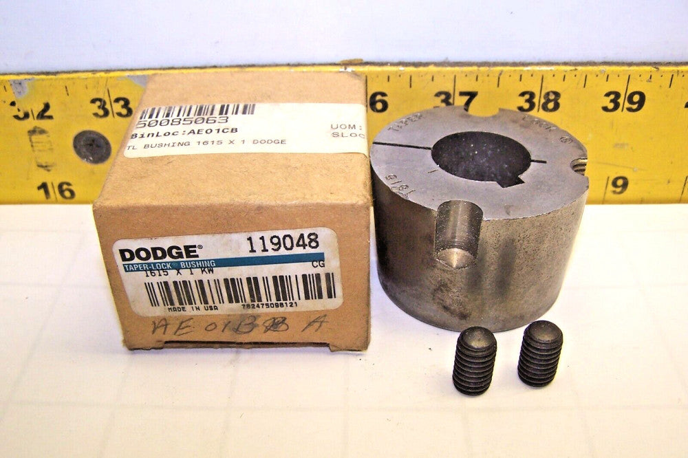 New Dodge 1615 X 1 KW Taper-Lock Bushing 1" Bore  119048