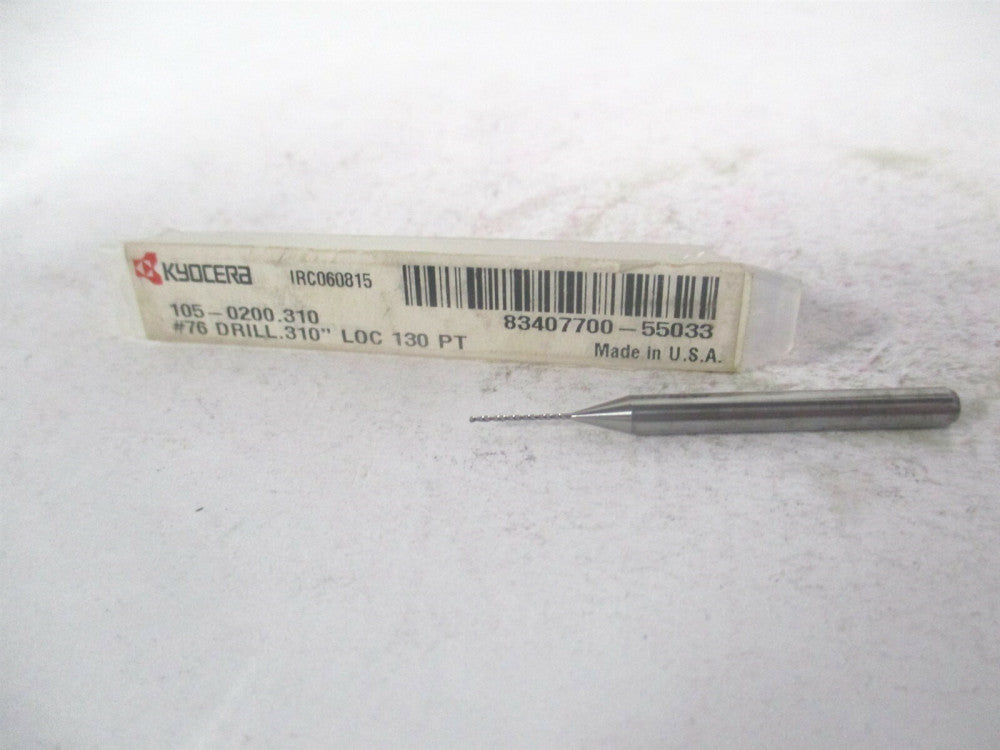 SGS (07293) #76 1/8" x 1-1/2" 2Fl Carbide Regular Spiral Circuit Board Drill Bit