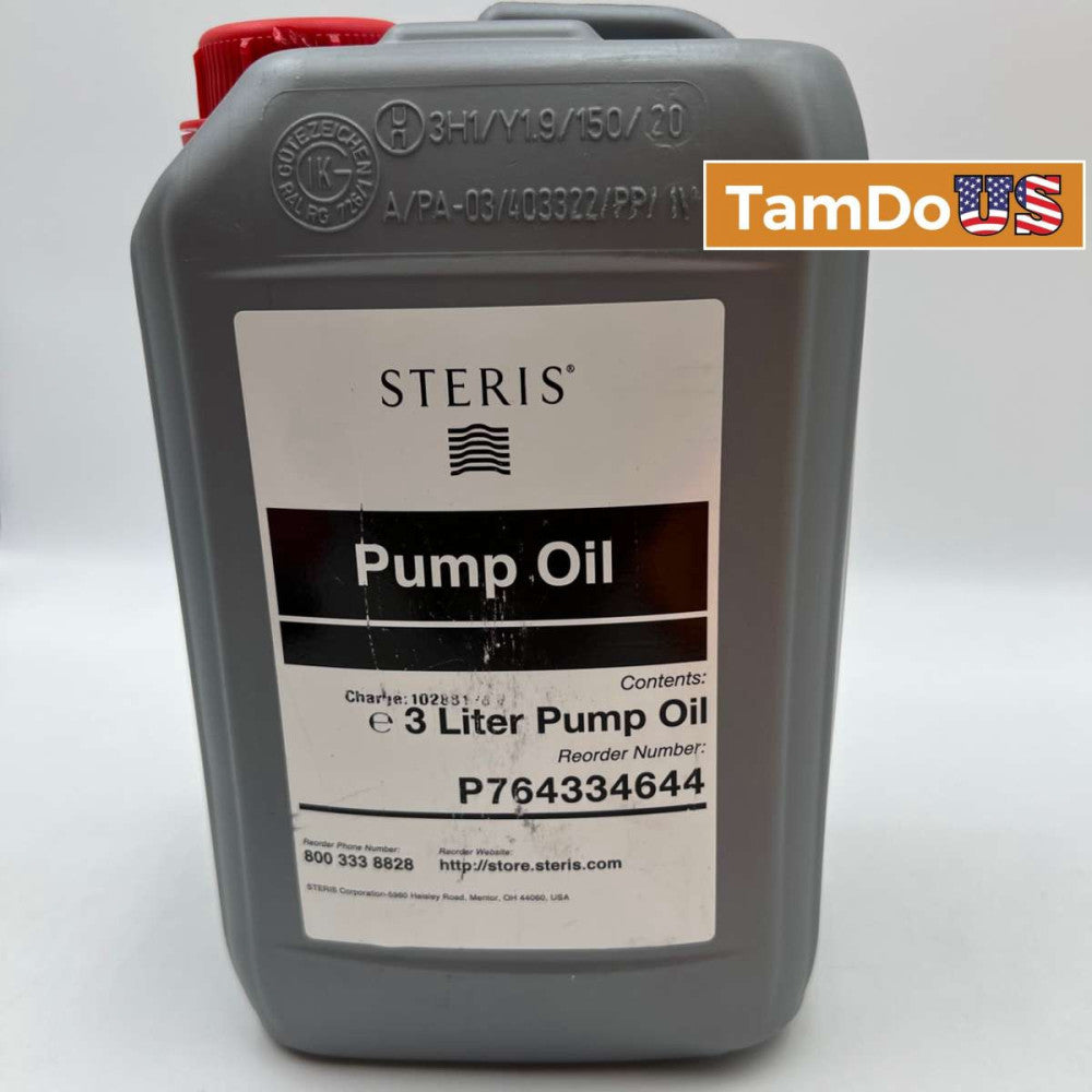 Steris Pump Oil 3 Liter – OEM Rotary Vane Vacuum Pump Oil P764334644 – New
