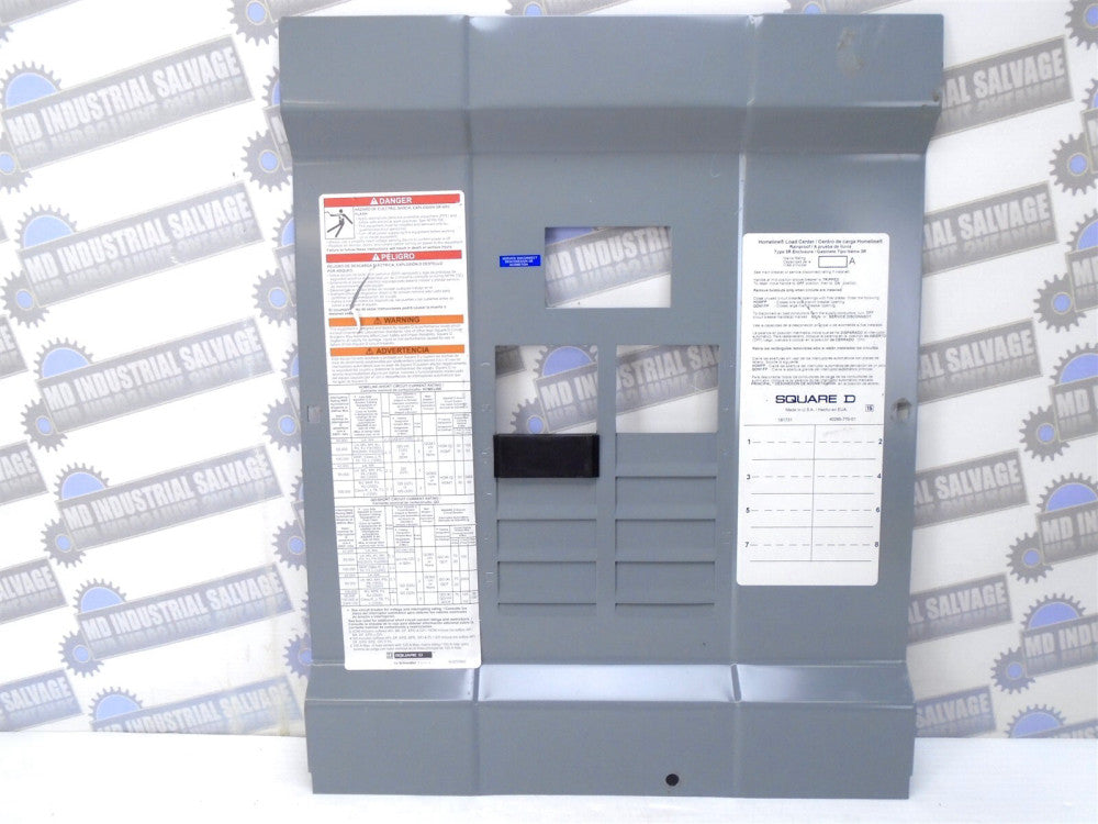 SQUARE-D HOMELINE - HOM1224M125PRB - 12 Space - Interior TRIM BREAKER COVER