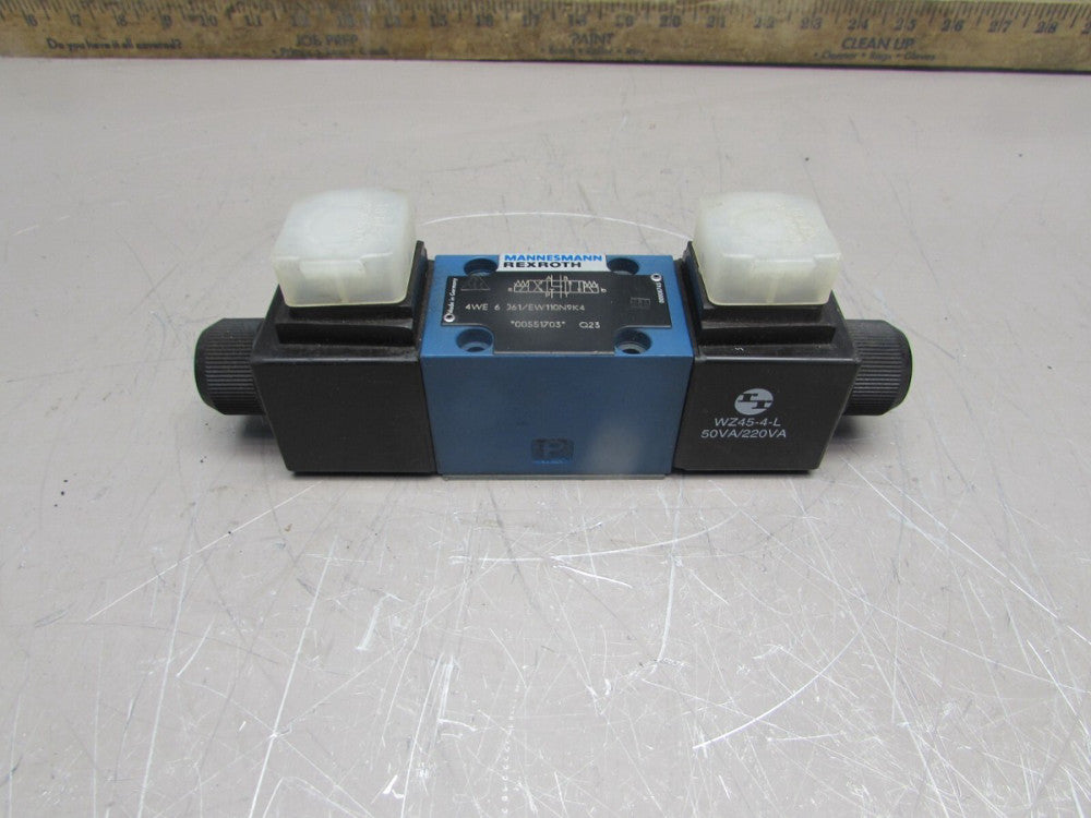 REXROTH 4WE6J61/EW110NPK4 , HYD. SOLENOID VALVE , 50vA/220vA , N/NIB MAKE OFFER!