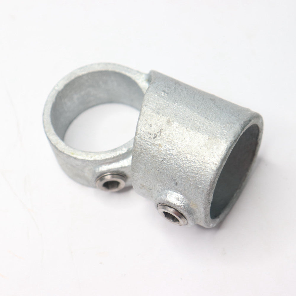  Adjustable Side Outlet Tee Malleable Iron Galvanized Finish 2" 