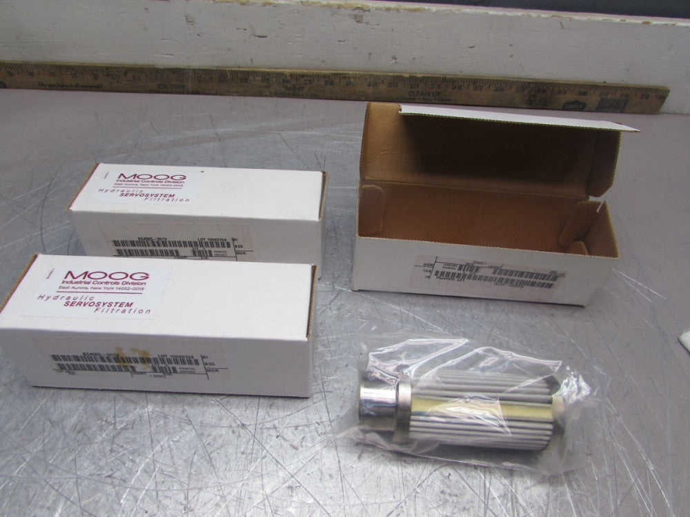LOT of 3! MOOG SERVOSYSTEM B64565-1V , HYD. FILTER ELEMENTS , NEW IN BOX!