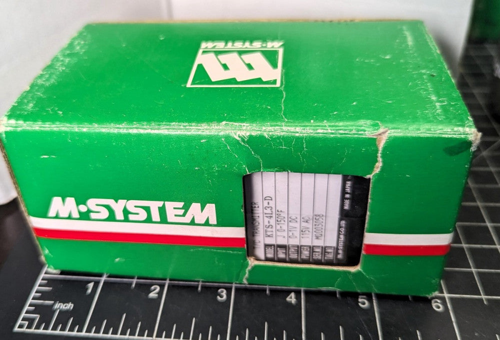 M-System KTS-4L3-D Isolated Temperature Thermocouple Transmitter [A8BA]
