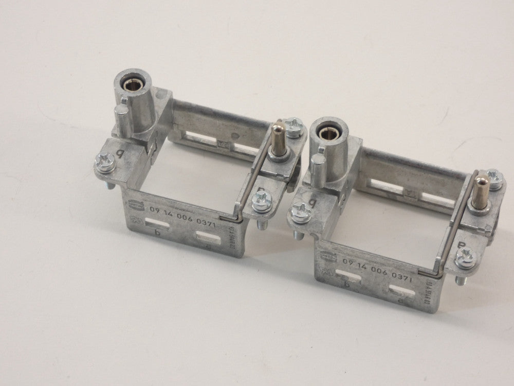*Lot of 2* Harting 09140060371 Heavy Duty Connector Frame - NEW Surplus!
