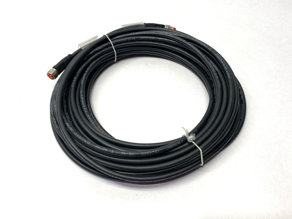 Beckhoff ZK2020-3132-0050 Double Ended Power Cable 5m Length M8 4-Pin 017948