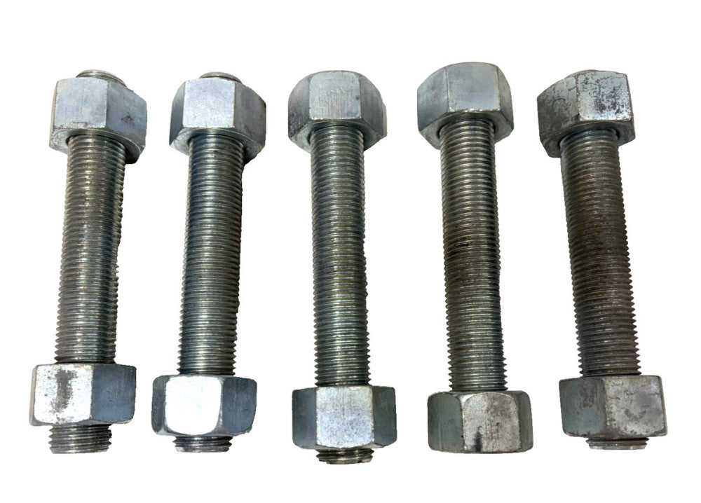 FULLY THREAD STUD, B7, 1-1/8"-8 THREAD, 8-1/2" LENGTH, 1-1/8" HEAVY HEX NUT