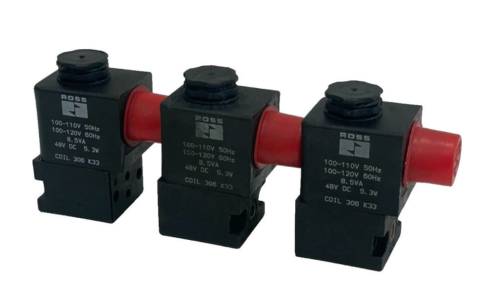 NEW ROSS CONTROLS 306 K33 COIL 306K33 LOT OF 3