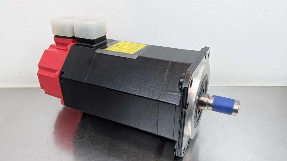 Fanuc A06B-0128-B575#7008 AC Servo Motor 3000 RPM 114V 7.5A