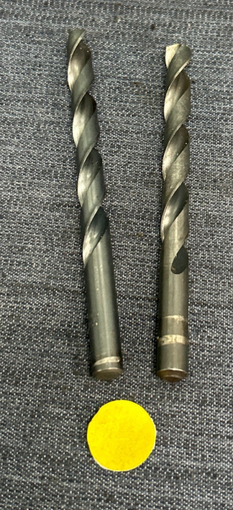 CLE-FORGE HS 2 FLUTE DRILL BIT DIAMETER 23/64"   LOT OF 2