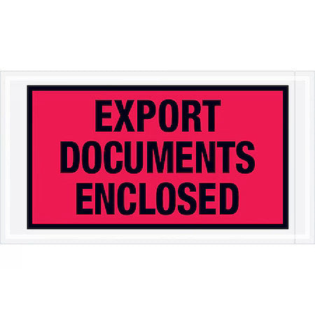 Zoro Select Pl440 Packing List Envelopes,10 X 5 1/2