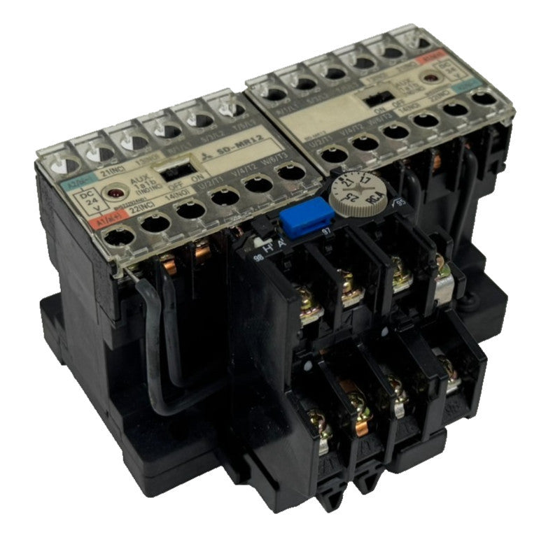 NEW MITSUBISHI SD-MR12 CONTACTOR W/ TH-K12AB RELAY SDMR12