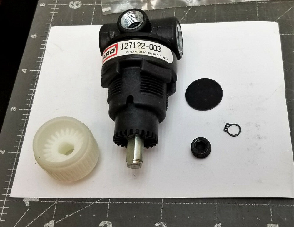 Miniature Airline Regulator 1/4 & 1/8 Pipe, Max PSI 250 ARO 127122-003 [Z5B2]