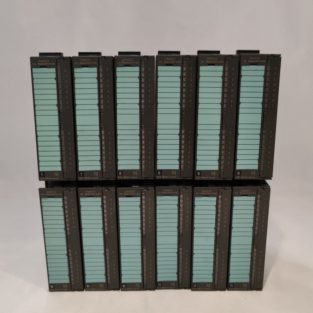 Lot Of 12 Siemens Simatic S7 Digital Output Module 6ES7 322-1BH01-0AA0