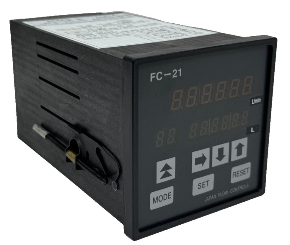 NEW JAPAN FLOW CONTROLS FC21LS-CAVN FLOW CONTROLLER FC-21